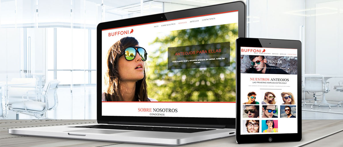 Página Web para Otica Buffoni